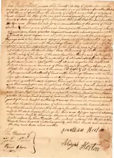 1806 DEED FOR LAND IN SOUTHOLD NY -OLD NAMES PRINCE,HORTON, OSBORN