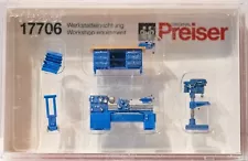 Preiser HO #17706 Workshop Equipment