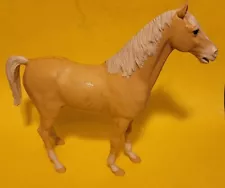 Vintage Palomino Thunderbolt horse figure Johnny West Marx with manual copy