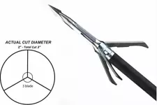 Grim Reaper Whitetail Special Pro 3 Blade 100 Gr 2" Cut Broadheads 4 Pack 1624