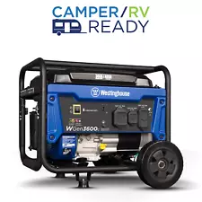 4650 Peak Watt RV Ready Outlet, Gas Powered Portable Generator with CO Sensor