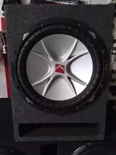 Kicker 12" CVR (Single)Subwoofer In A Ported Box With Boss Capacitor