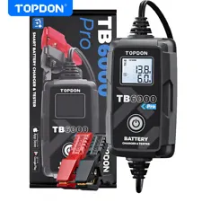 2024 NEWEST TOPDON TB6000Pro Smart Car Battery Charger & 12V Battery Load Tester