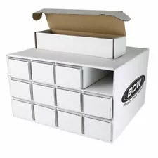 BCW Card House WITH 12 - 800 CT Boxes