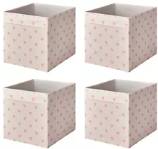 4 IKEA REGNBROMS Storage Box Kallax Expedit, Box, 33x38x33 cm, Beige NEW