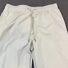 Fighthaus Sauna Pants Men's XL White Silver Lined Performance Steam Sweat Gym