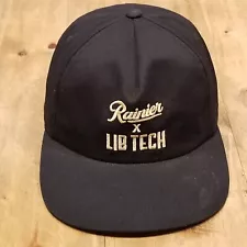 Lib Tech Snowboard Hat Cap Snapback Rainier One Size Adjustable