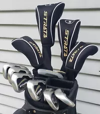 Callaway Strata Men's Golf 11 Club Set RH Complete W/Stand Bag