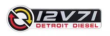 DETROIT DIESEL / 12V71 EMBLEM SATIN