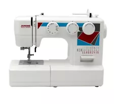 Janome MOD-19 Easy-to-Use Sewing Machine with 19 Stitches, Automatic Needle Thre