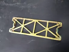 Vintage Cast Iron Yellow Playground Slide Staircase Step