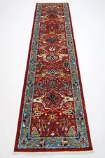 10 ft Bidjar Hallway Tribal Runner Rug Afghan Hand Knotted 100% Wool Bedroom Rug