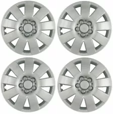 New Wheel Covers Hubcaps Fits 2003-2004 Toyota Corolla 15" Silver Set Of 4