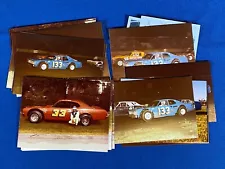 Lot 20 Vintage Photos Jim Ouellette Stock Car Dirt Track Racing Wisconsin 1970's