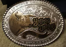 Yellow Jacket PRCA Bucking Bull Of The Year 1999 World Champion Buckle