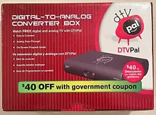 DTVPal dtv pal Receiver Digital-to-Analog TV Converter Box NEW