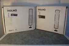 IKEA HOLMO Floor Lamp 46” Rice Paper Shade Corded Art Deco Light BRAND NEW