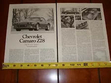 1990 CHEVROLET CAMARO Z28 ORIGINAL ARTICLE