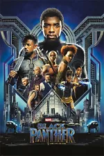 Black Panther - Marvel Movie Poster / Print (Regular Style) (Size: 24" X 36")