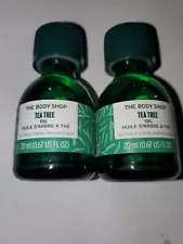 The Body Shop Tea Tree Oil .67oz Lot Of 2 Suitable For Blemished Skin