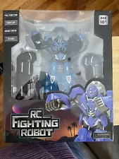 Brand New Sealed RC Fighting Robot,Blue -Full Function -Light Up-Sound Control