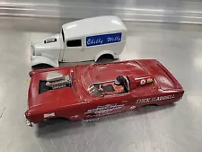 Chevy Roadster Willy's Hot Rod Lot Body Slot Car Racing Drag Race 1/25