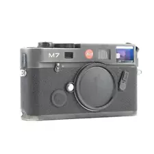 Leica M7 0.72 35mm Rangefinder Camera Body Black with 0.72 viewfinder magnificat