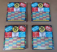 4 Vintage NOS Unused Kuter Kolors Punch Board Punchboard Games Made in USA