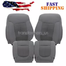 Fit For 2011 2012-2016 Ford F250 F350 XLT Front Both Side Cloth Seat Cover Gray