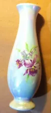 ð¥BEAUTIFUL VASEð¥ Hand Painted Flower Plant *Purple Orchids* with FREE SHIPPING