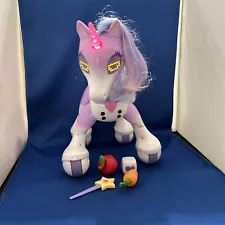 Zoomer Unicorn Pony Interactive Horse SpinMaster Robot + 4 Accessories