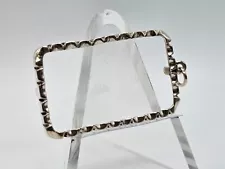 Sterling Silver Bezel For 1oz Silver PAMP Suisse Bar **Four Prong** #2