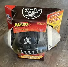 2004 Hasbro NERF Pro Shop RAIDERS Pro Grip Football UNOPENED New Old Stock NFL