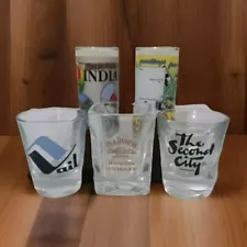 Shot Glass Collection Various Types & Sizes LOT of 5