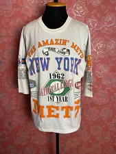 New York Mets The Amazing 'METS' Long Gone Cooperstown Collection Vintage Jersey