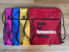 Gymnastics Drawstring Backpack