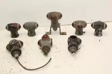 Antique 1920s Lot of 8 Jeweled Turn Signal Lights Motorcycle 1932 Ford