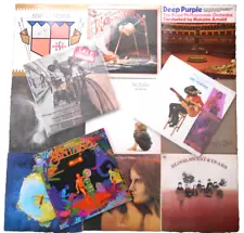 vinyl LP records job lot rock prog collection joblot bundle hendrix purple