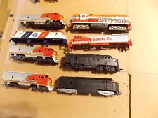 Estate Lot of various Locomotives Athearn Tyco Life Like Unknown