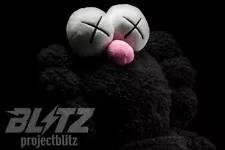 KAWS BFF PLUSH TOY EDITION OF 3000 BLACK ORIGINAL FAKE