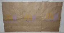 McDonalds BTS Meal Bags x3 Some Grease Stains