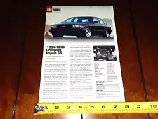 1994 1995 1996 IMPALA SS ORIGINAL 2003 ARTICLE