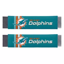 Brand New NFL Miami Dolphins 2 Pack Rally Seatbelt Pads Cars SUVs Trucks