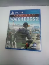 Watch Dogs 2: Deluxe Edition Sony PlayStation 4 PS4 Brand New Factory Sealed