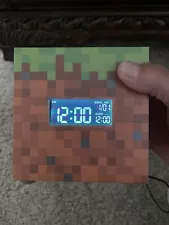 Paladone Minecraft Alarm Clock W/Moonlight Function Plays Minecraft