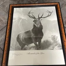 Monarch of the Glen Engraved Poster for Hartford Fire Insurance Company