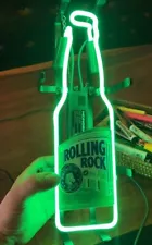 rolling rock neon sign for sale