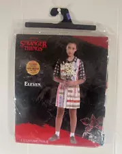 Stranger Things ELEVEN Child Dress Costume #417 Girls XLarge 14-16 Halloween New