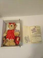 Annette Funicello Collectible Bear “Marci & Me Too” COA Limited Edition 8.5"