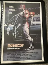 Robocop (1987) ORIGINAL Movie Poster One-Sheet 27x41 Signed By Peter Weller